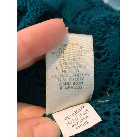 John Paul Richard green long sleeves tunic sweater size M - Picture 4 of 12